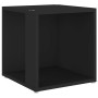 Mesa auxiliar madera contrachapada negro 33x33x34,5 cm de , Mesas auxiliares - Ref: Foro24-809009, Precio: 29,21 €, Descuento: %