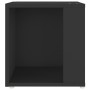 Mesa auxiliar madera contrachapada negro 33x33x34,5 cm de , Mesas auxiliares - Ref: Foro24-809009, Precio: 29,21 €, Descuento: %