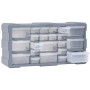 Multi-drawer organizer with 22 drawers 49x16x25.5 cm by vidaXL, Toolboxes - Ref: Foro24-147584, Price: 36,99 €, Discount: %