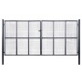 Puerta de malla de jardín acero galvanizado 400x175 cm gris de , Puertas de jardín - Ref: Foro24-143378, Precio: 661,36 €, De...