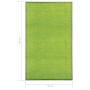 Grüne waschbare Fußmatte 90x150 cm von vidaXL, Fußmatten - Ref: Foro24-323431, Preis: 55,87 €, Rabatt: %