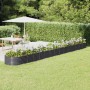 Anthracite powder-coated steel planter bed 620x80x36 cm by , Pots and planters - Ref: Foro24-318946, Price: 97,08 €, Discount: %