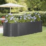 Planter raised bed in anthracite powder-coated steel, 249x100x68cm by , Pots and planters - Ref: Foro24-319066, Price: 96,33 ...