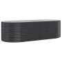 Planter raised bed in anthracite powder-coated steel, 249x100x68cm by , Pots and planters - Ref: Foro24-319066, Price: 96,33 ...