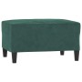 Set of sofas with 3 dark green velvet cushions by , Sofas - Ref: Foro24-3201528, Price: 568,20 €, Discount: %