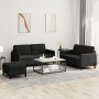 Set mit 3 teiligen Sofas aus schwarzem Samt von , Sofas - Ref: Foro24-3201989, Preis: 497,14 €, Rabatt: %