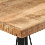 Stehtisch aus Eisen und massivem Mangoholz 55x55x107 cm von , Küchen- und Esstische - Ref: Foro24-356380, Preis: 198,29 €, Ra...