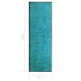 Washable cyan blue doormat 60x180 cm by vidaXL, Doormats - Ref: Foro24-323459, Price: 52,07 €, Discount: %