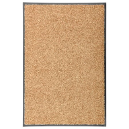 Felpudo lavable crema 60x90 cm de vidaXL, Felpudos - Ref: Foro24-323464, Precio: 36,54 €, Descuento: %