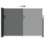 Retractable side awning in anthracite grey, 140x600 cm. by , Umbrellas - Ref: Foro24-4004518, Price: 97,79 €, Discount: %