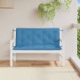 Kissen für Gartenbank 2 Stück Stoff in meliertem Blau 120x50x7 cm. von , Kissen für Stühle und Sofas - Ref: Foro24-4002601, P...