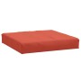 Cushion for pallet sofa in red melange fabric 60x60x10 cm by , Cushions for chairs and sofas - Ref: Foro24-4002669, Price: 33...