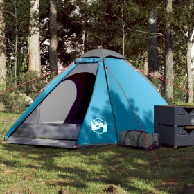 Blue waterproof 4-person igloo tent by , tents - Ref: Foro24-94770, Price: 78,99 €, Discount: %