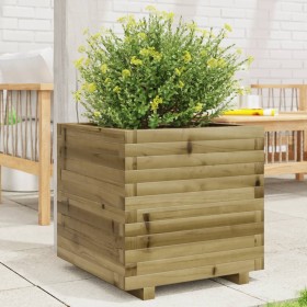 Jardinera madera de pino impregnada 50x50x49,5 cm de , Maceteros y jardineras - Ref: Foro24-3282518, Precio: 123,99 €, Descue...