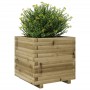 Jardinera madera de pino impregnada 50x50x49,5 cm de , Maceteros y jardineras - Ref: Foro24-3282518, Precio: 123,99 €, Descue...