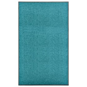 Waschbare Fußmatte in Cyanblau, 90 x 150 cm von vidaXL, Fußmatten - Ref: Foro24-323461, Preis: 53,93 €, Rabatt: %