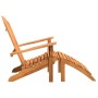 Adirondack-Gartenstuhl mit massivem Teakholz-Fußhocker von , Gartenstühle - Ref: Foro24-4008080, Preis: 167,10 €, Rabatt: %