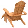 Adirondack-Gartenstuhl mit massivem Teakholz-Fußhocker von , Gartenstühle - Ref: Foro24-4008080, Preis: 167,10 €, Rabatt: %