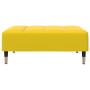 Sofá cama de 2 plazas con taburete terciopelo amarillo de , Sofás - Ref: Foro24-3258155, Precio: 367,99 €, Descuento: %