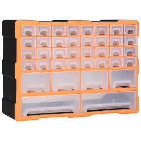 Multi-drawer organizer with 40 drawers 52x16x37.5 cm by vidaXL, Toolboxes - Ref: Foro24-147577, Price: 43,61 €, Discount: %