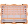 Multi-drawer organizer with 40 drawers 52x16x37.5 cm by vidaXL, Toolboxes - Ref: Foro24-147577, Price: 46,71 €, Discount: %