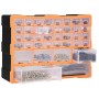 Multi-drawer organizer with 40 drawers 52x16x37.5 cm by vidaXL, Toolboxes - Ref: Foro24-147577, Price: 46,71 €, Discount: %