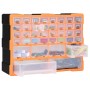 Multi-drawer organizer with 40 drawers 52x16x37.5 cm by vidaXL, Toolboxes - Ref: Foro24-147577, Price: 46,71 €, Discount: %