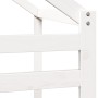 Solid white pine wood children's bed canopy 188x82x113 cm by , Accessories for beds and slatted bases - Ref: Foro24-846883, P...