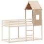 Solid pine wood children's bed canopy 60x99x139.5 cm by , Accessories for beds and slatted bases - Ref: Foro24-846888, Price:...