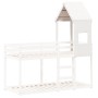 Solid white pine wood children's bed canopy 55x84x132 cm by , Accessories for beds and slatted bases - Ref: Foro24-846895, Pr...