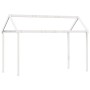 Solid white wood children's bed canopy 217x95.5x159 cm by , Accessories for beds and slatted bases - Ref: Foro24-846959, Pric...