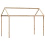 Solid pine wood children's bed canopy 207x80.5x151.5 cm by , Accessories for beds and slatted bases - Ref: Foro24-846967, Pri...