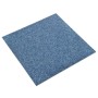 Carpet floor tiles 20 pcs 5 m² 50x50 cm blue by vidaXL, Floors and carpets - Ref: Foro24-147316, Price: 111,84 €, Discount: %