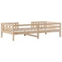 Estructura de cama madera maciza de pino 90x200 cm de , Camas y somieres - Ref: Foro24-846973, Precio: 125,62 €, Descuento: %