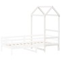 Techo de cama infantil madera maciza blanco 118x70x176,5 cm de , Accesorios para camas y somieres - Ref: Foro24-846986, Preci...