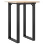 Dining table frame made of solid pine wood and iron, 50x50x75 cm. by , Kitchen and dining tables - Ref: Foro24-3282669, Price...