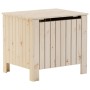 Storage box with lid FROG solid pine wood 60x49x54 cm by , Storage trunks - Ref: Foro24-4002327, Price: 72,12 €, Discount: %