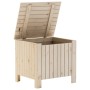 Storage box with lid FROG solid pine wood 60x49x54 cm by , Storage trunks - Ref: Foro24-4002327, Price: 87,99 €, Discount: %