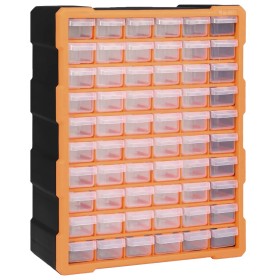 Organizador multicajones con 60 cajones 38x16x47,5 cm de vidaXL, Cajas de herramientas - Ref: Foro24-147587, Precio: 46,99 €,...