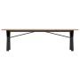 Mesa de centro marco Y madera maciza pino y hierro 160x40x45 cm de , Mesas de centro - Ref: Foro24-3282712, Precio: 92,99 €, ...