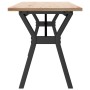 Center table with frame and solid pine and iron wood 160x40x45 cm by , Coffee table - Ref: Foro24-3282712, Price: 94,63 €, Di...