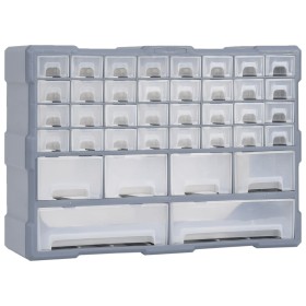 Multi-drawer organizer with 40 drawers 52x16x37.5 cm by vidaXL, Toolboxes - Ref: Foro24-147578, Price: 50,99 €, Discount: %