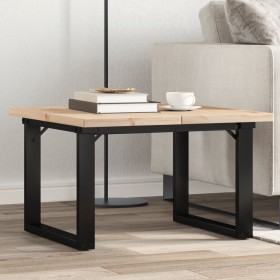 Mesa de centro marco O madera maciza pino y hierro 70x70x40,5cm de , Mesas de centro - Ref: Foro24-3282727, Precio: 80,99 €, ...