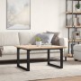 Center table with solid pine wood frame and iron, 90x90x45.5cm by , Coffee table - Ref: Foro24-3282731, Price: 108,59 €, Disc...