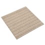 Teppich Bodenfliesen 20 Stück 5 m² 50x50 cm gestreift beige von vidaXL, Böden und Teppiche - Ref: Foro24-147320, Preis: 96,56...