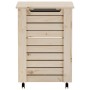 Cesta ropa sucia con ruedas RANA madera maciza pino 45x45x64 cm de , Cestas para ropa - Ref: Foro24-4002325, Precio: 74,44 €,...