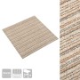 Teppich Bodenfliesen 20 Stück 5 m² 50x50 cm gestreift beige von vidaXL, Böden und Teppiche - Ref: Foro24-147320, Preis: 96,56...