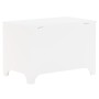 Storage box with lid FROG solid white wood 80x49x54 cm by , Storage trunks - Ref: Foro24-4002338, Price: 100,30 €, Discount: %