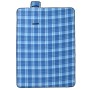 Manta de picnic plegable de cuadros terciopelo azul 200x150 cm de , Camping y senderismo - Ref: Foro24-4004203, Precio: 23,97...