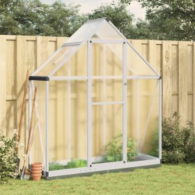 Greenhouse with silver aluminum base frame 169x58x202 cm by , Greenhouses - Ref: Foro24-4005819, Price: 248,99 €, Discount: %